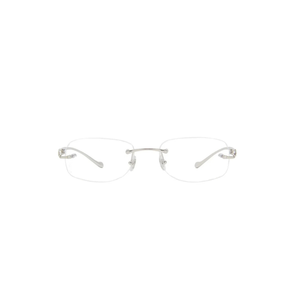 Cartier CT0058o-003 Eyeglasses Frame Silver Metal